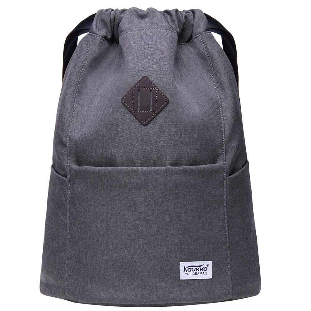 Gym Yoga backpack Shoulder Rucksack for Men and Women ( Dark Grey ) - kaukko