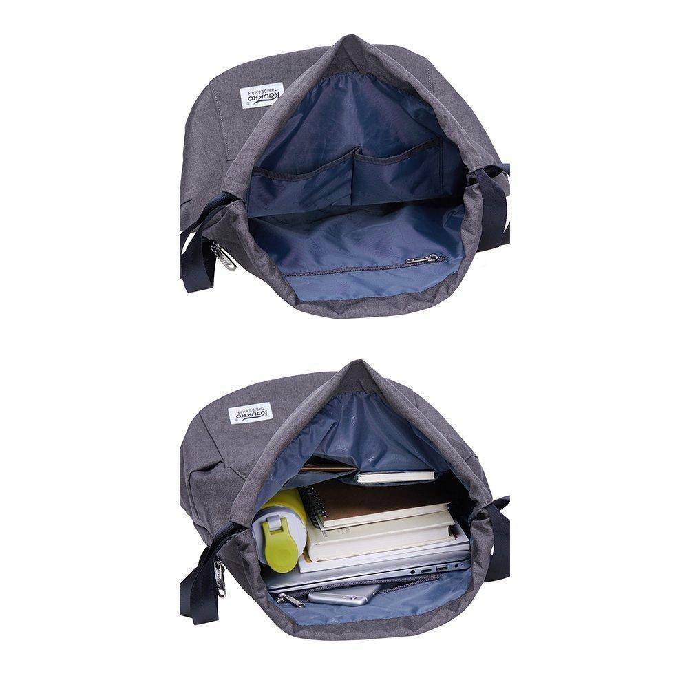 Gym Yoga backpack Shoulder Rucksack for Men and Women ( Dark Grey ) - kaukko