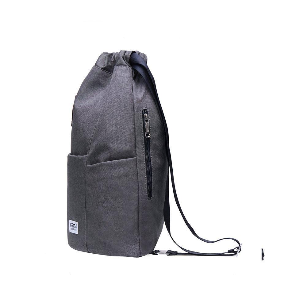 Gym Yoga backpack Shoulder Rucksack for Men and Women ( Dark Grey ) - kaukko