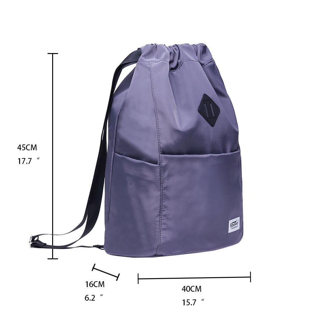 Gym Yoga backpack Shoulder Rucksack for Men and Women ( Grey ) - kaukko