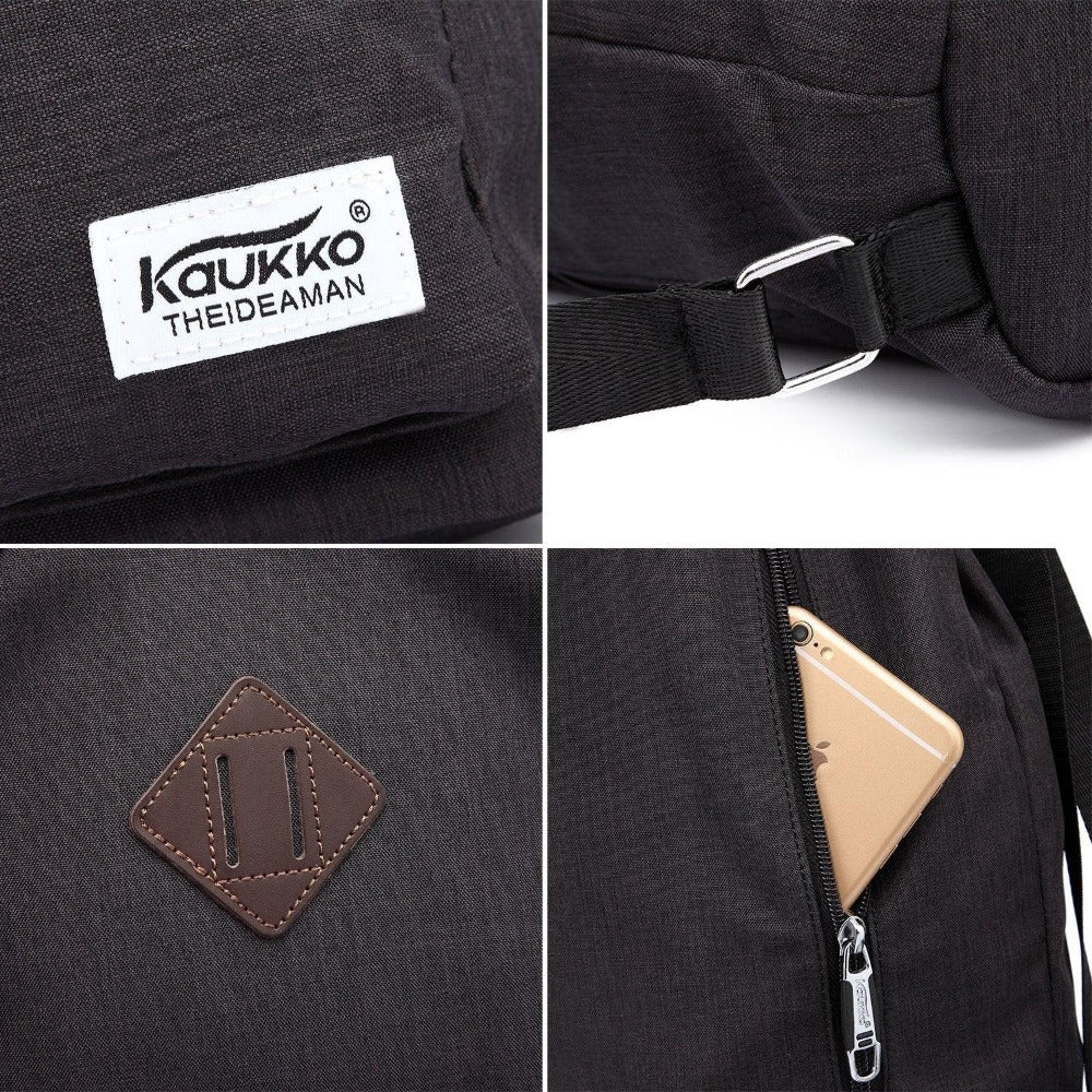 Gym Yoga backpack Shoulder Rucksack for Men and Women kaukko ( Black ) - kaukko