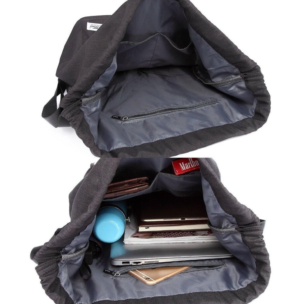 Gym Yoga backpack Shoulder Rucksack for Men and Women kaukko ( Black ) - kaukko