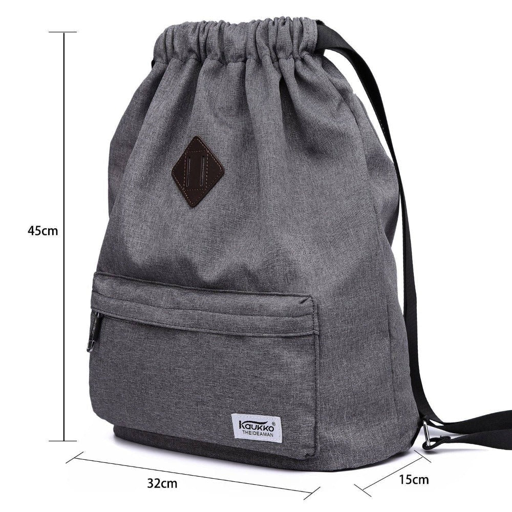Gym Yoga backpack Shoulder Rucksack for Men and Women kaukko ( Grey ) - kaukko