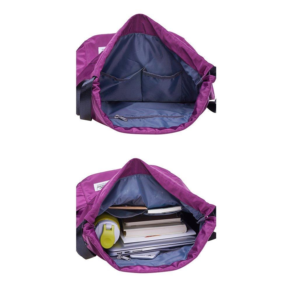 Gym Yoga backpack Shoulder Rucksack for Men and Women ( Purple ) - kaukko