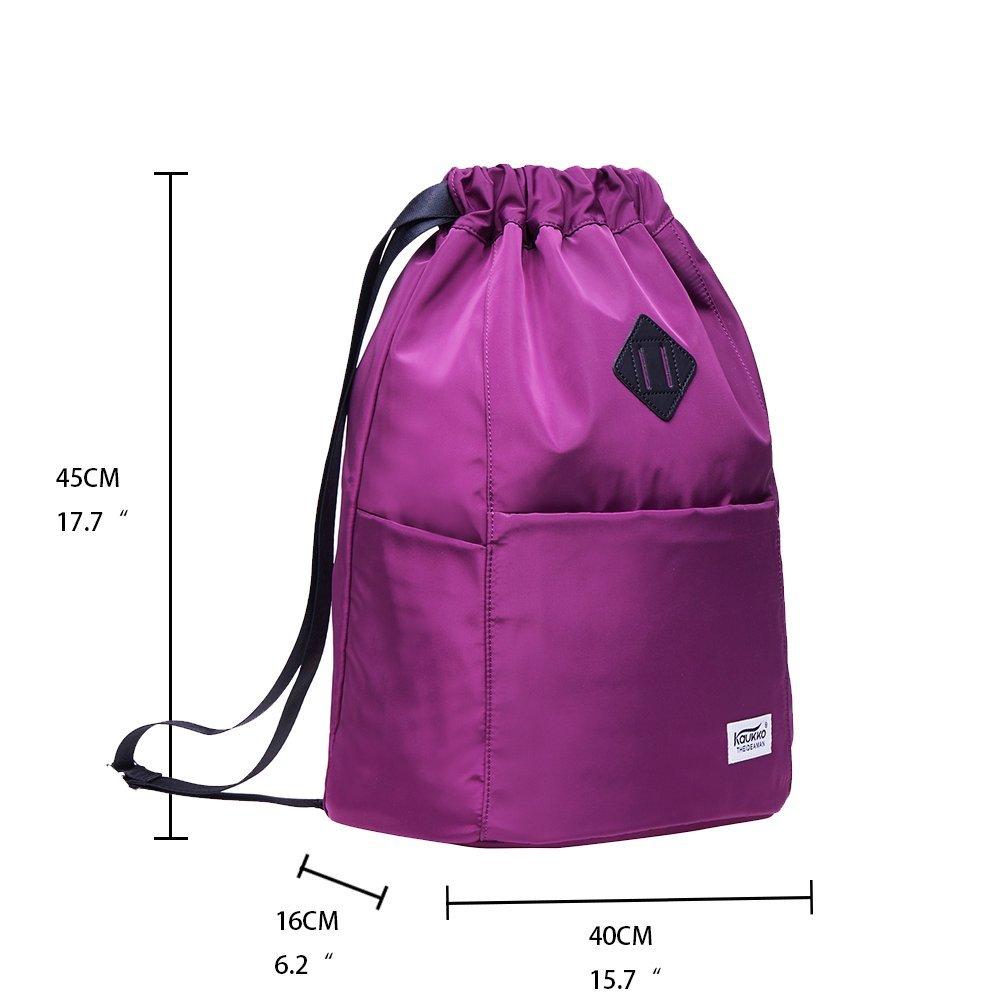 Gym Yoga backpack Shoulder Rucksack for Men and Women ( Purple ) - kaukko