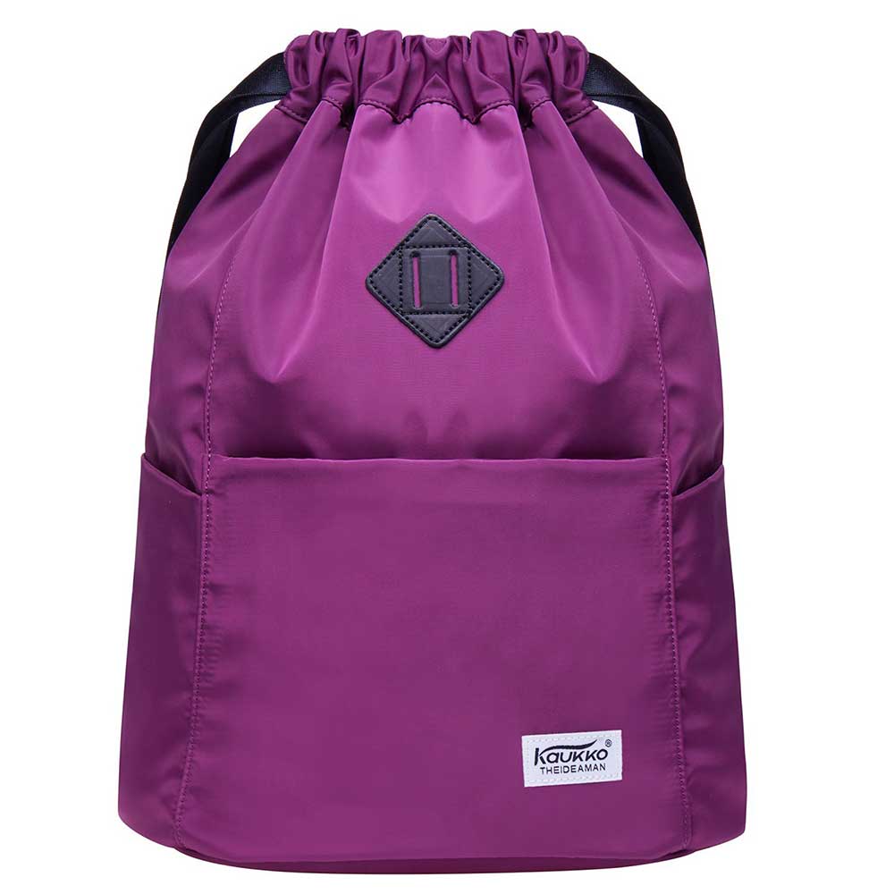 Gym Yoga backpack Shoulder Rucksack for Men and Women ( Purple ) - kaukko