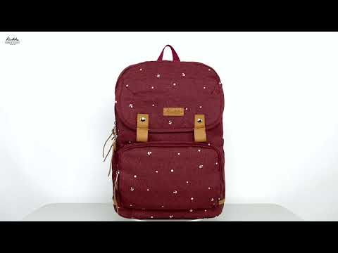 Laptop College Backpack for Teen Girls, Casual Daypack Fits 15.6" Laptop by KAUKKO (09-RED)