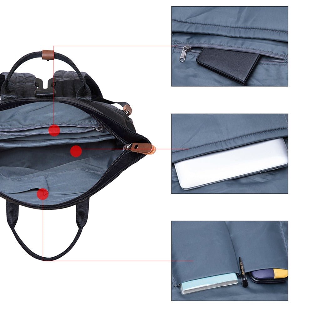 KAUKKO Backpack Everyday Essentials Daypack for Men and Women with USB Charging Port, K1047 ( Black / 13.1L ) - kaukko