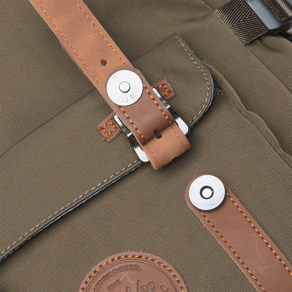 KAUKKO Backpack for city trips, EP5-11 ( Army Green / 19.7L ) - kaukko