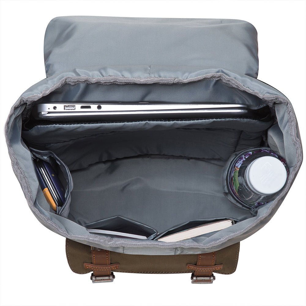 KAUKKO Backpack for city trips, EP5-11 ( Army Green / 19.7L ) - kaukko