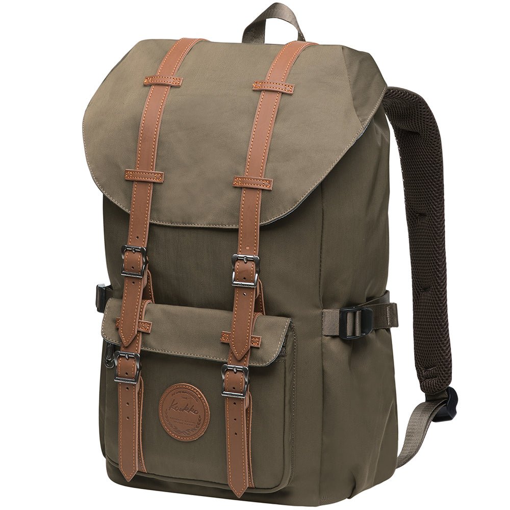 KAUKKO Backpack for city trips, EP5-11 ( Army Green / 19.7L ) - kaukko