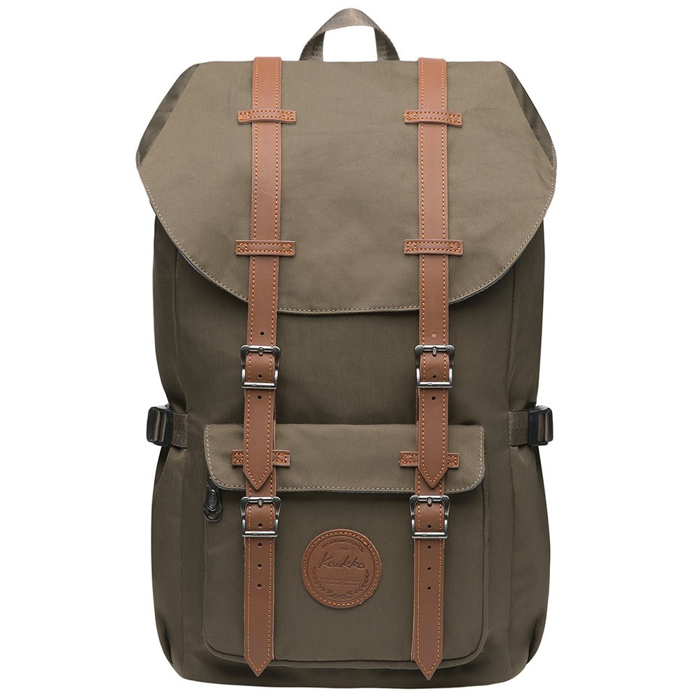 KAUKKO Backpack for city trips, EP5-11 ( Army Green / 19.7L ) - kaukko