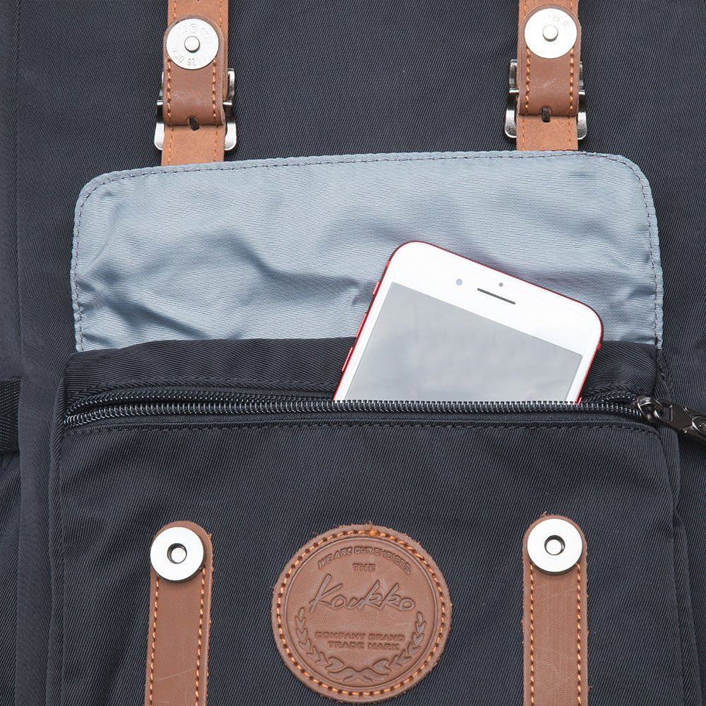 KAUKKO Backpack for city trips, EP5-11 ( Black / 19.7L ) - kaukko