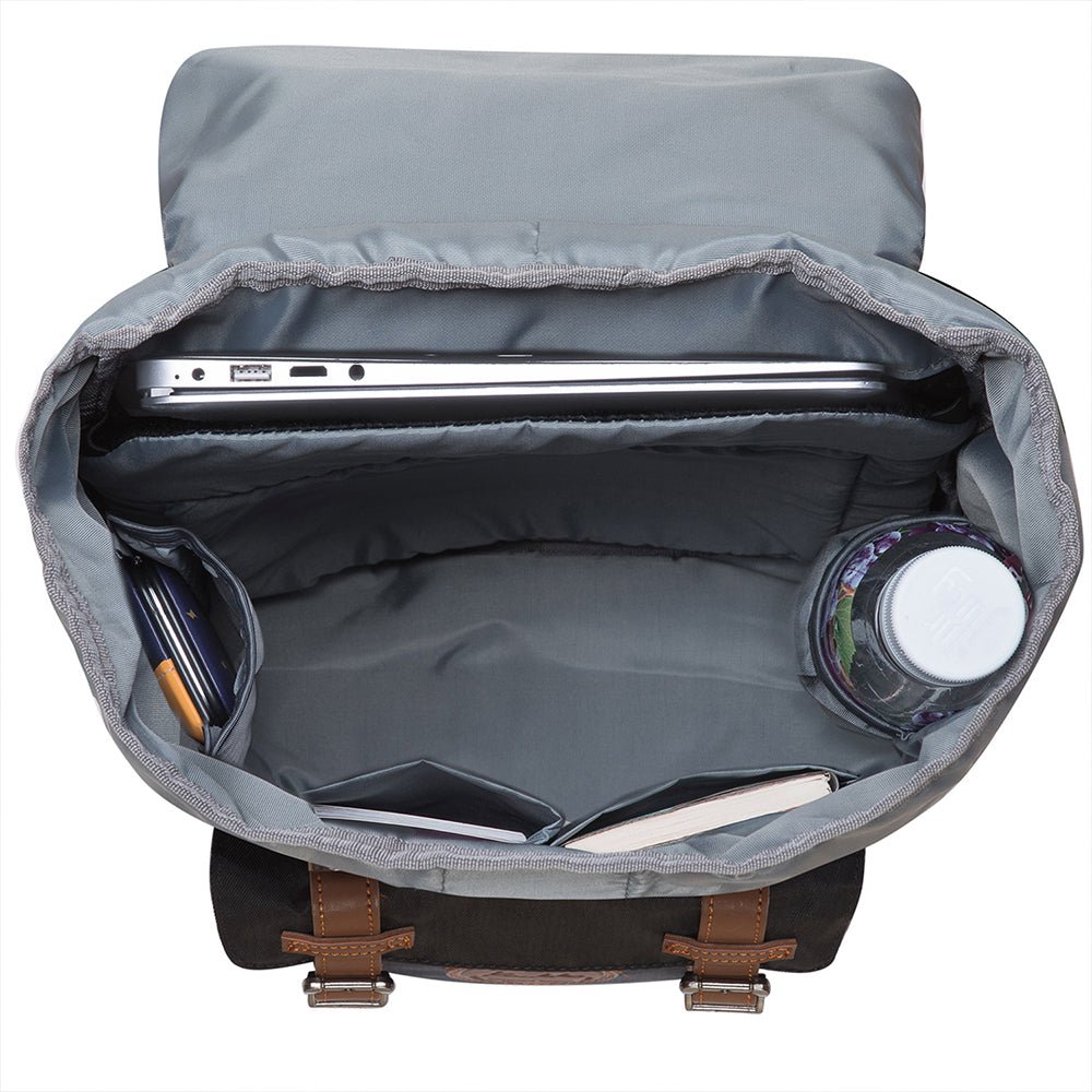 KAUKKO Backpack for city trips, EP5-11 ( Black / 19.7L ) - kaukko