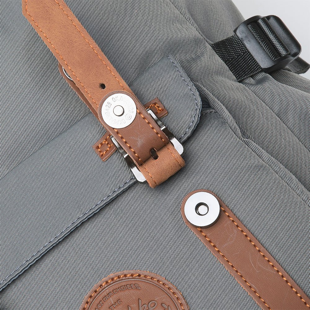 KAUKKO Backpack for city trips, EP5-11 ( Grey / 19.7L ) - kaukko