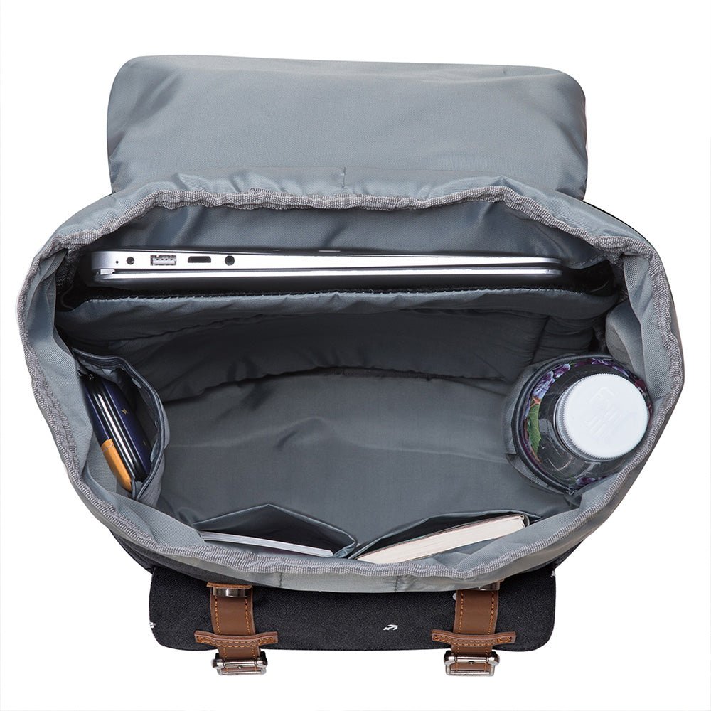 KAUKKO Backpack for city trips, EP5-12 ( Black /19.7L ) - kaukko