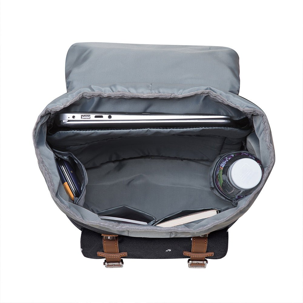 KAUKKO Backpack for city trips, EP5-13 ( Black / 14L ) - kaukko