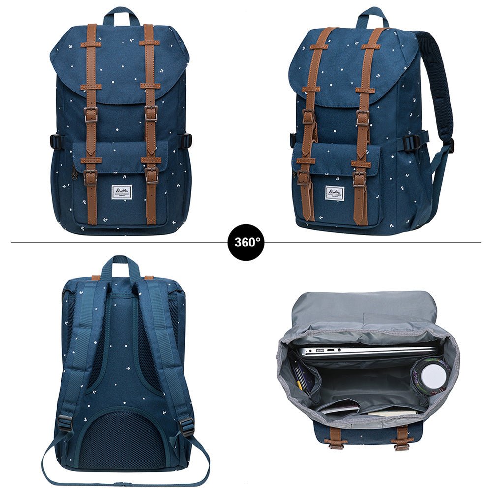 KAUKKO Backpack for city trips, EP5-13 ( Blue / 14L ) - kaukko