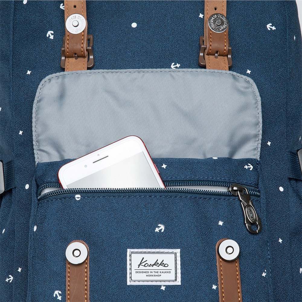 KAUKKO Backpack for city trips, EP5-13 ( Blue / 14L ) - kaukko