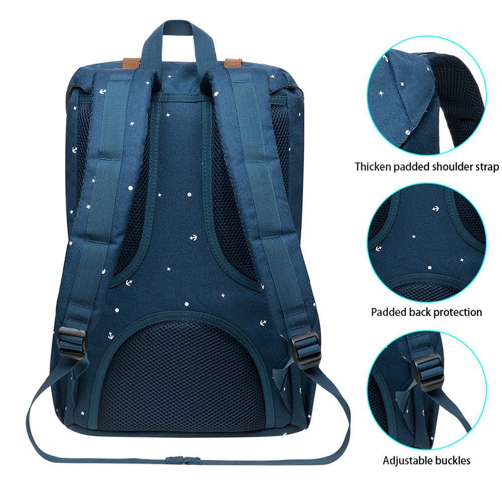 KAUKKO Backpack for city trips, EP5-13 ( Blue / 14L ) - kaukko