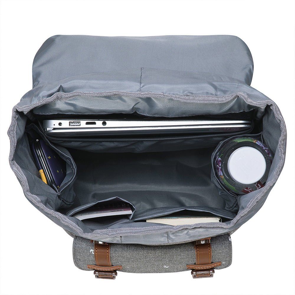 KAUKKO Backpack for city trips, EP5-13 ( Grey / 14L ) - kaukko