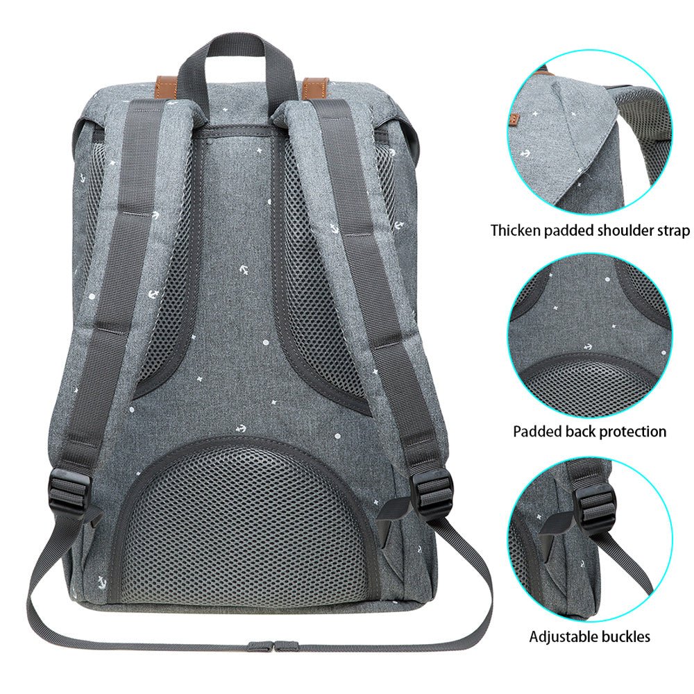 KAUKKO Backpack for city trips, EP5-13 ( Grey / 14L ) - kaukko