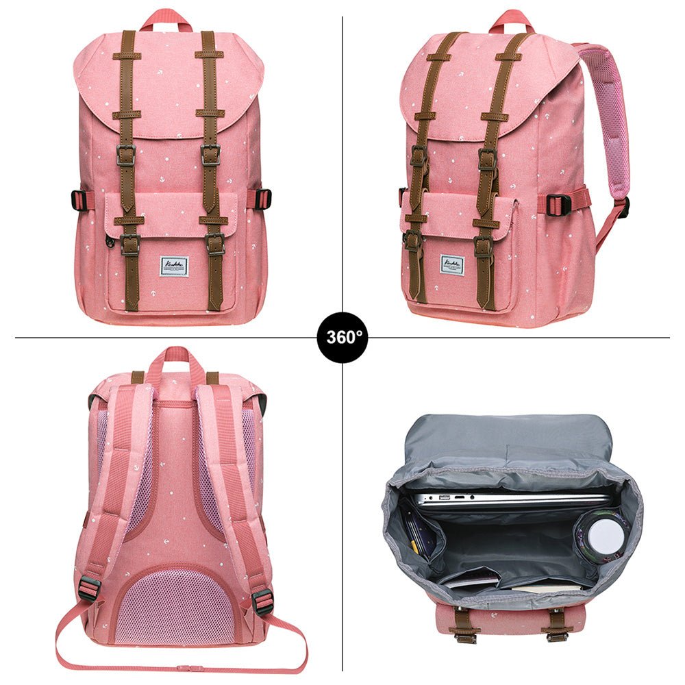 KAUKKO Backpack for city trips, EP5-13 ( Pink / 14L ) - kaukko