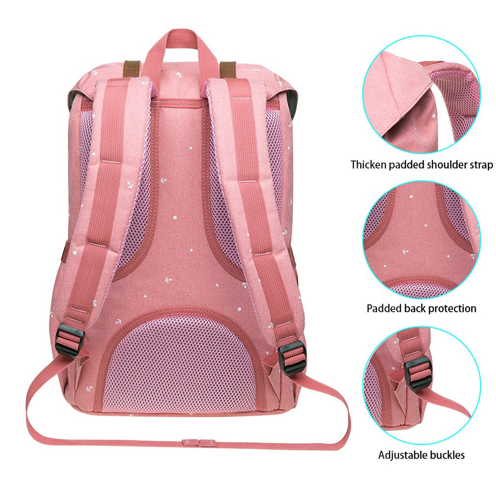 KAUKKO Backpack for city trips, EP5-13 ( Pink / 14L ) - kaukko
