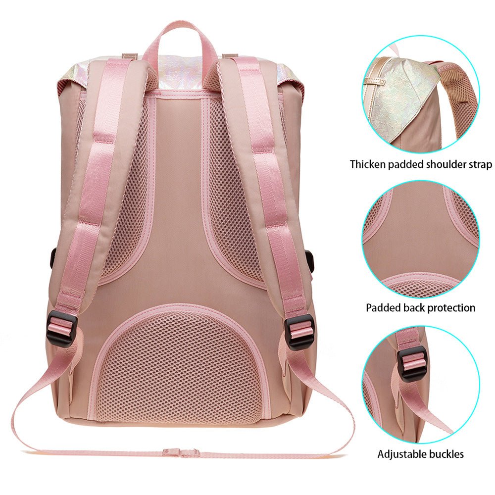 KAUKKO Backpack for city trips, EP5-14 ( Fairy rose tan / 14L ) - kaukko