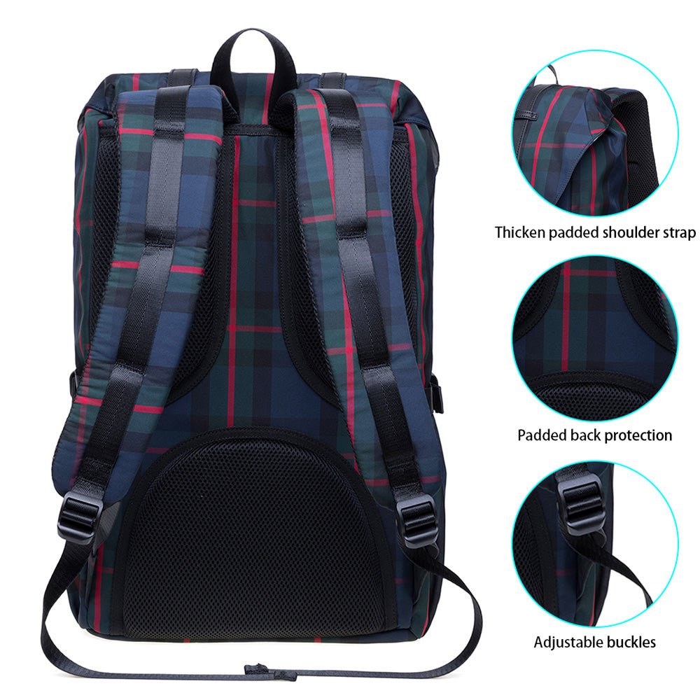 KAUKKO Backpack for city trips, EP5-15 ( Black /21.1L ) - kaukko