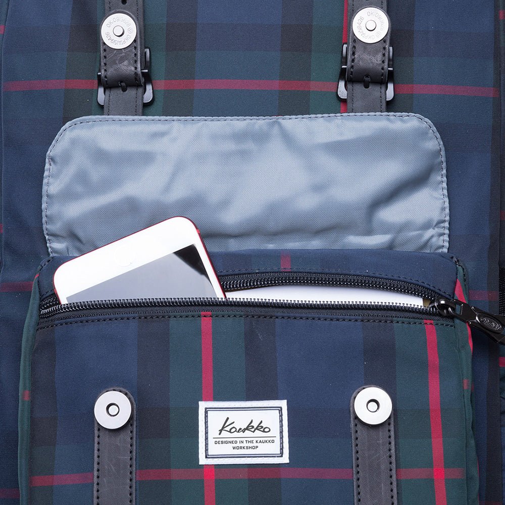 KAUKKO Backpack for city trips, EP5-16 ( Black / 14L ) - kaukko