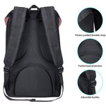 KAUKKO Backpack for city trips, EP5-2 ( Black / 19L ) - kaukko