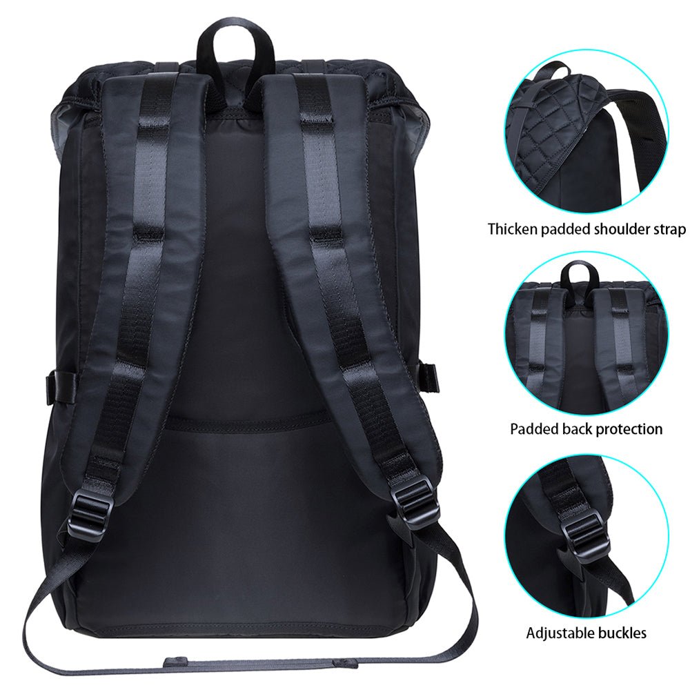 KAUKKO Backpack for city trips, EP5-20 ( Black / 14 L ) - kaukko