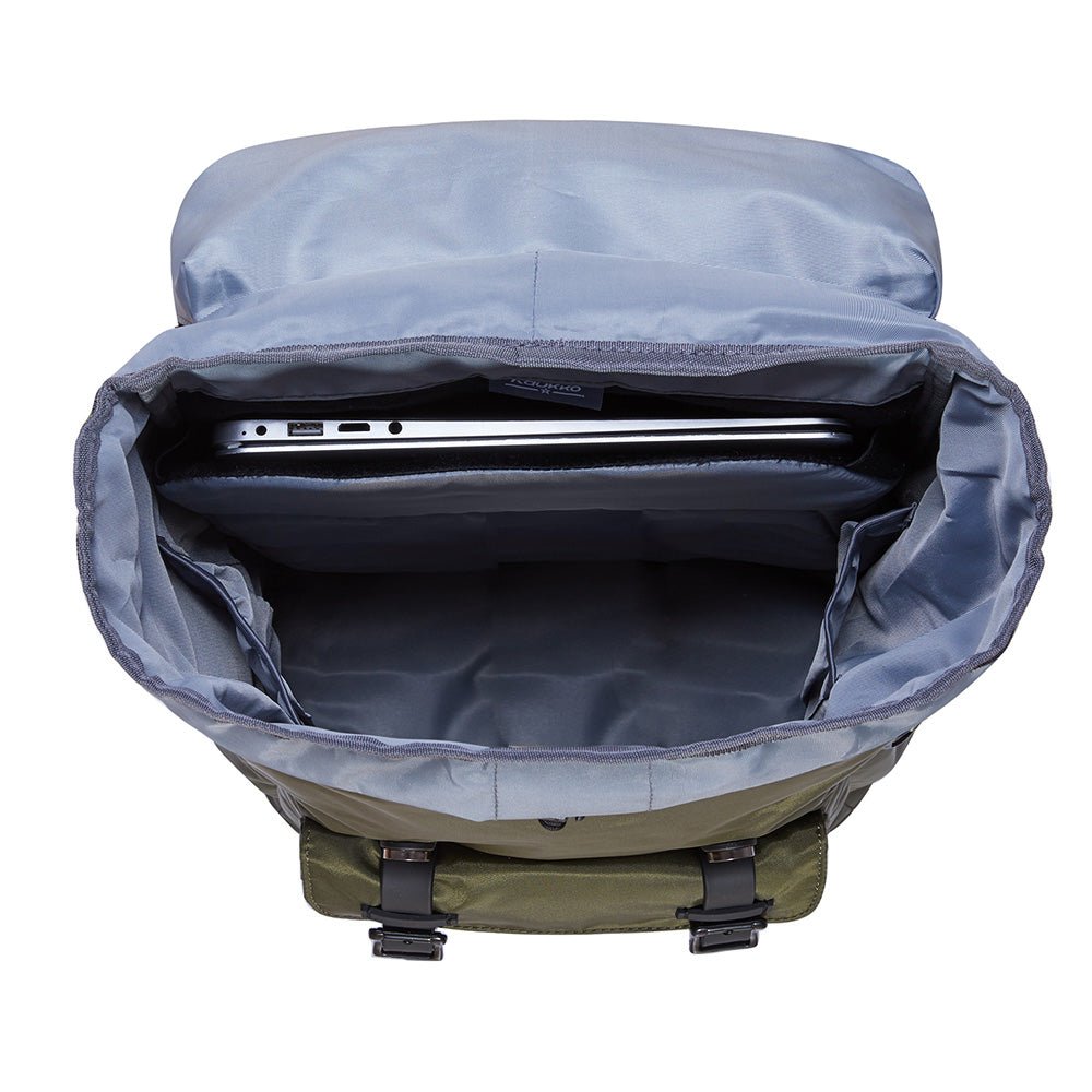 KAUKKO Backpack for city trips, EP5-3 ( Green / 22.4L ) - kaukko