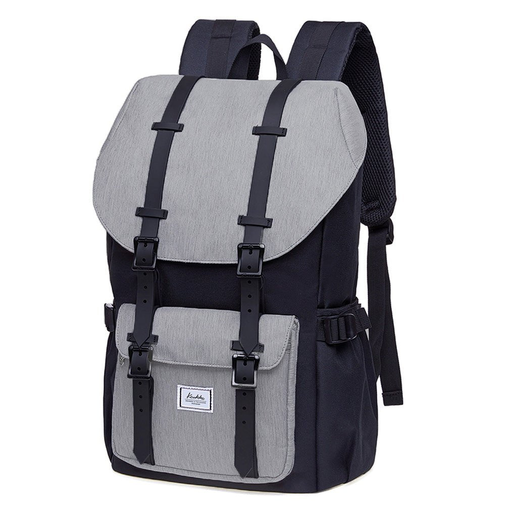KAUKKO Backpack for city trips, EP5-4 ( Black Grey / 20.3L) - kaukko