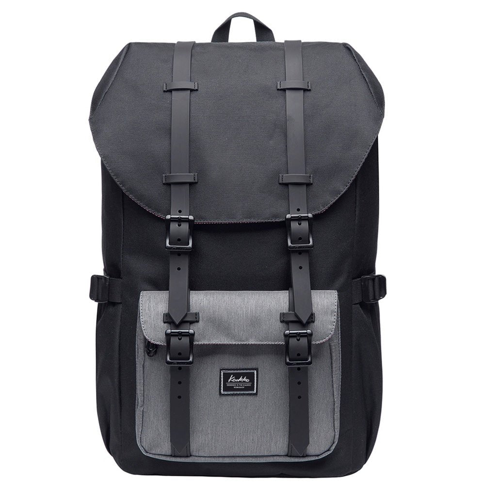 KAUKKO Backpack for city trips, EP5-5 ( Black Grey / 20.3L) - kaukko