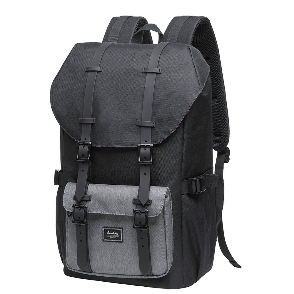 KAUKKO Backpack for city trips, EP5-5 ( Black Grey / 20.3L) - kaukko