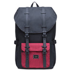 KAUKKO Backpack for city trips EP5-5 ( Black Red / 20.3L ) - kaukko
