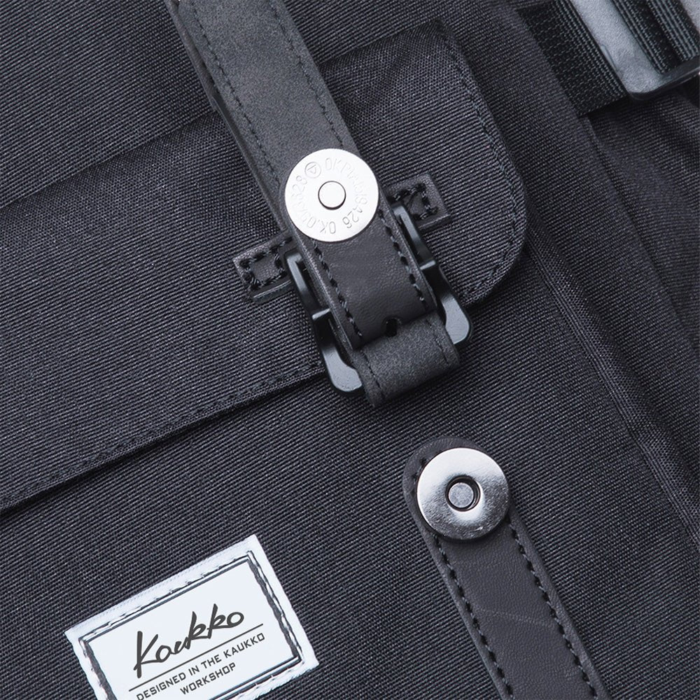 KAUKKO Backpack for city trips, EP5-6 ( Black / 16.1L ) - kaukko