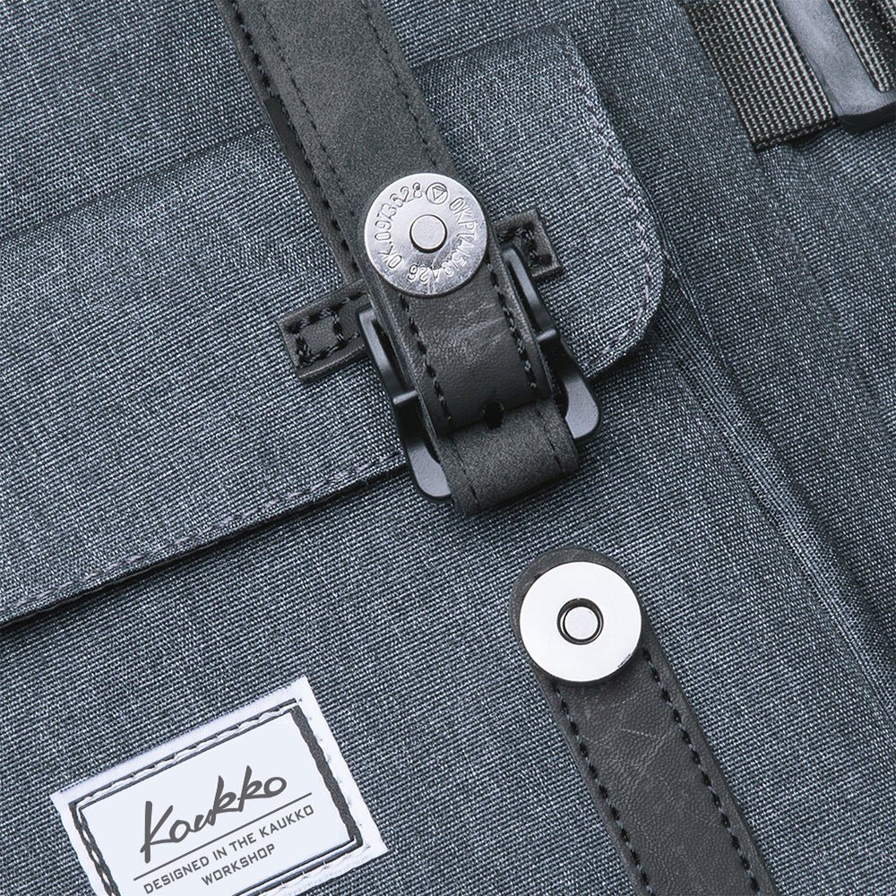 KAUKKO Backpack for city trips, EP5-6 ( DARKGREY / 16.1L ) - kaukko