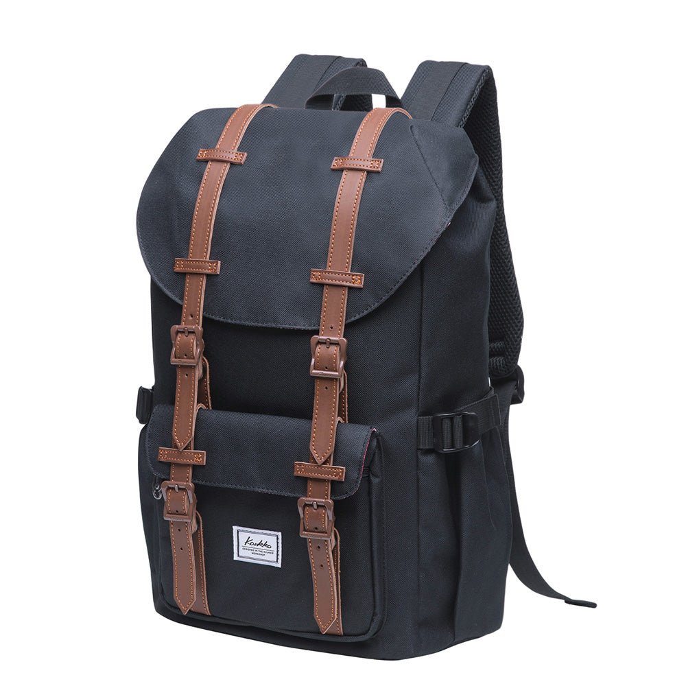 KAUKKO Backpack for city trips, EP5-7 ( Black / 16.1L ) - kaukko