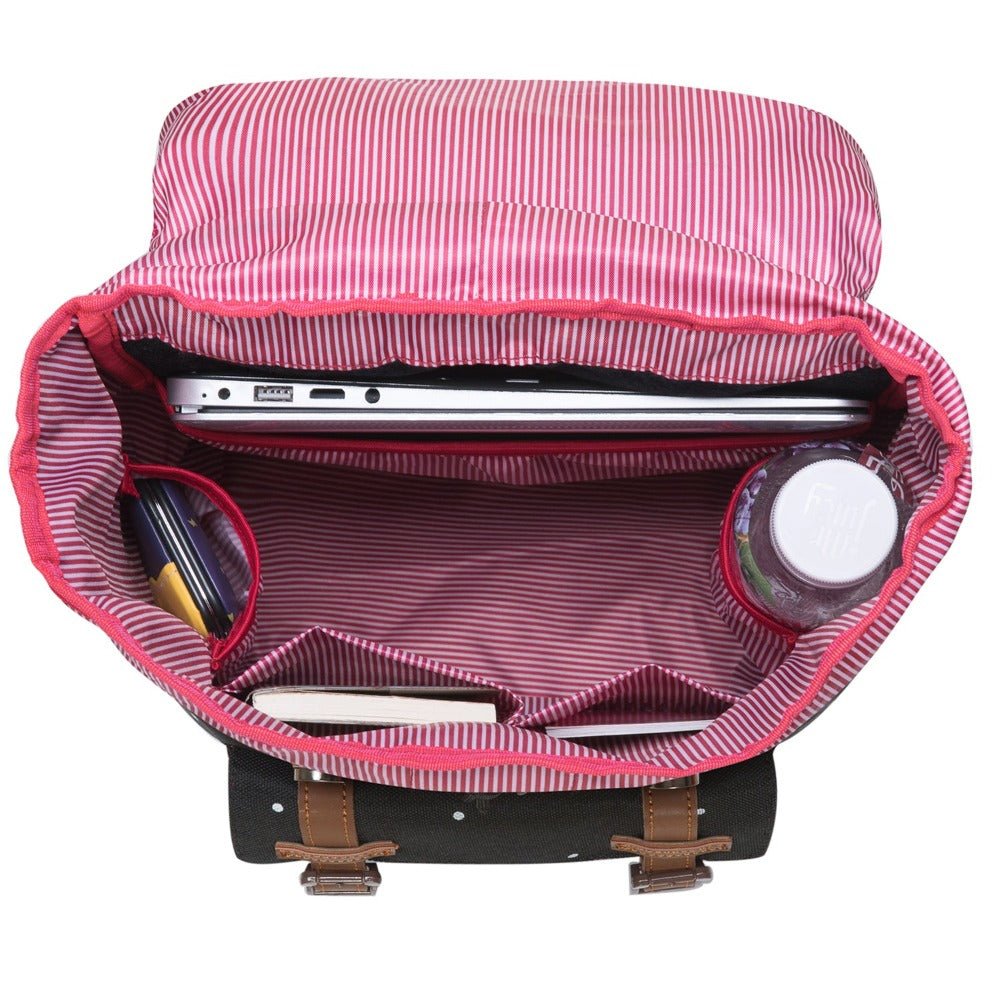 KAUKKO Backpack for city trips, EP5-7 ( Black Point / 16.1L ) - kaukko