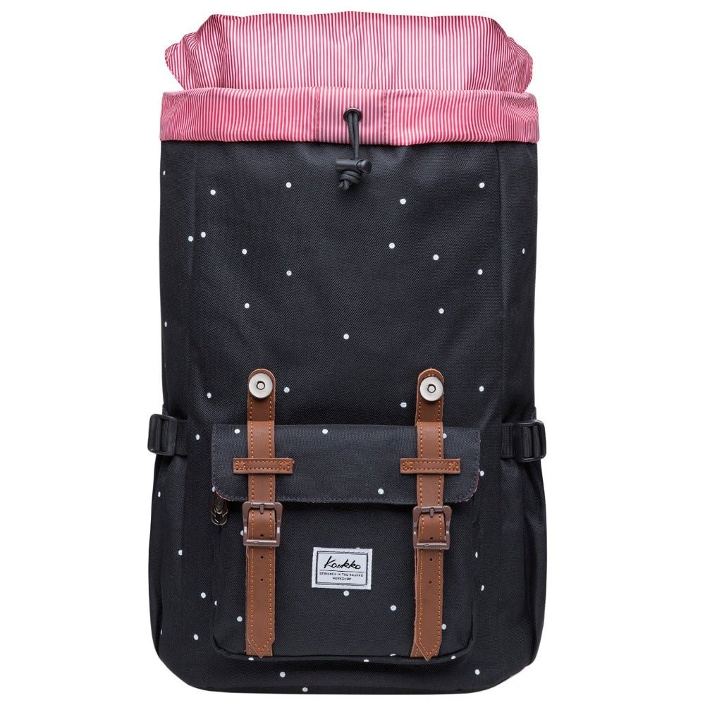 KAUKKO Backpack for city trips, EP5-7 ( Black Point / 16.1L ) - kaukko