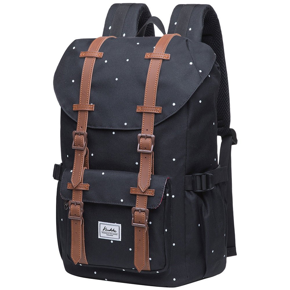 KAUKKO Backpack for city trips, EP5-7 ( Black Point / 16.1L ) - kaukko