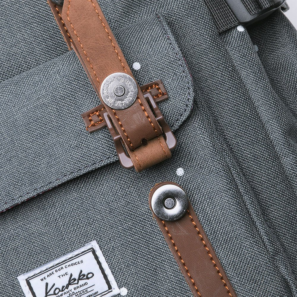KAUKKO Backpack for city trips, EP5-7 ( Grey Point / 16.1L ) - kaukko