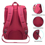 KAUKKO Backpack for city trips, EP5-7 ( Red / 16.1L ) - kaukko