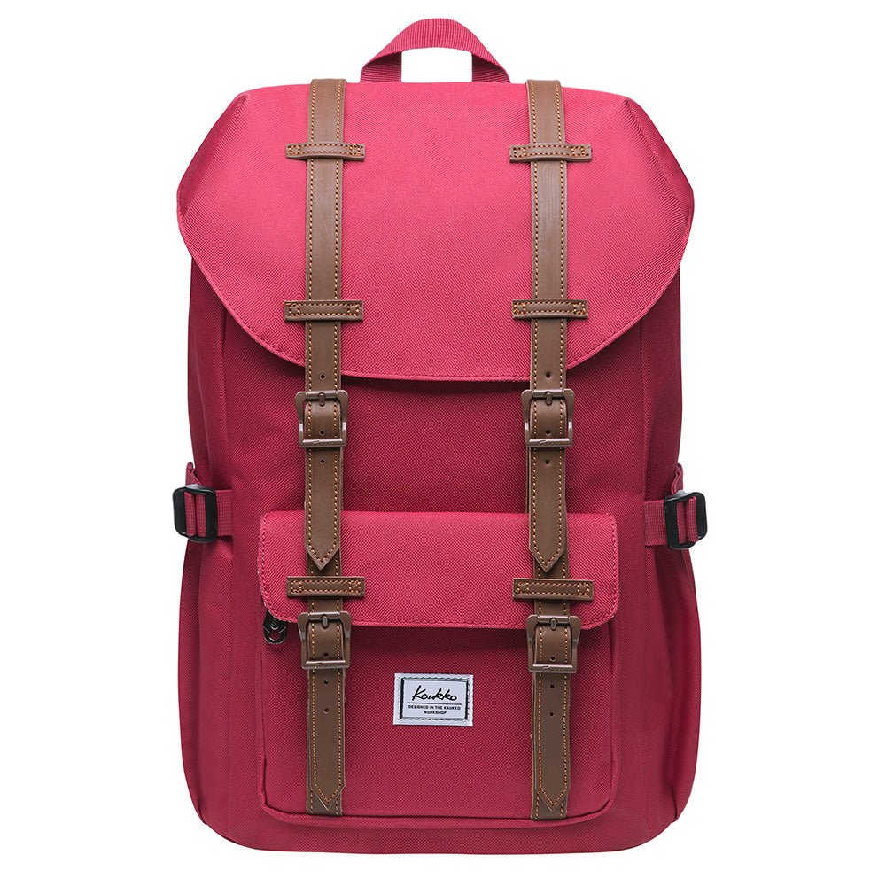 KAUKKO Backpack for city trips, EP5-7 ( Red / 16.1L ) - kaukko
