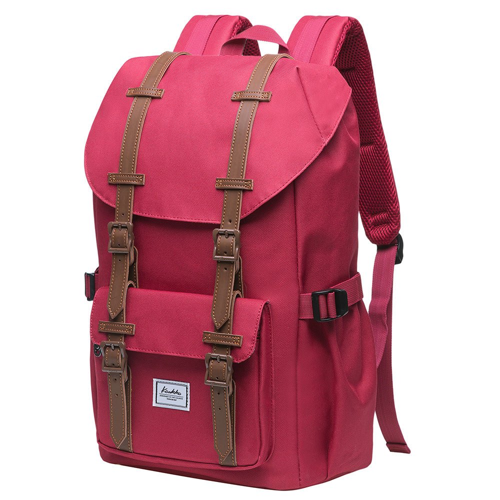 KAUKKO Backpack for city trips, EP5-7 ( Red / 16.1L ) - kaukko