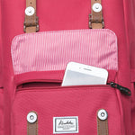 KAUKKO Backpack for city trips, EP5-7 ( Red / 16.1L ) - kaukko