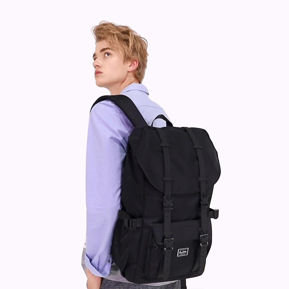KAUKKO Backpack for city trips, EP5-8 ( Black / 20.5L ) - kaukko
